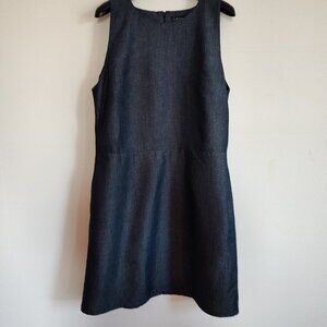 Ladies SZ 14 Laundry Blue Denim Dress